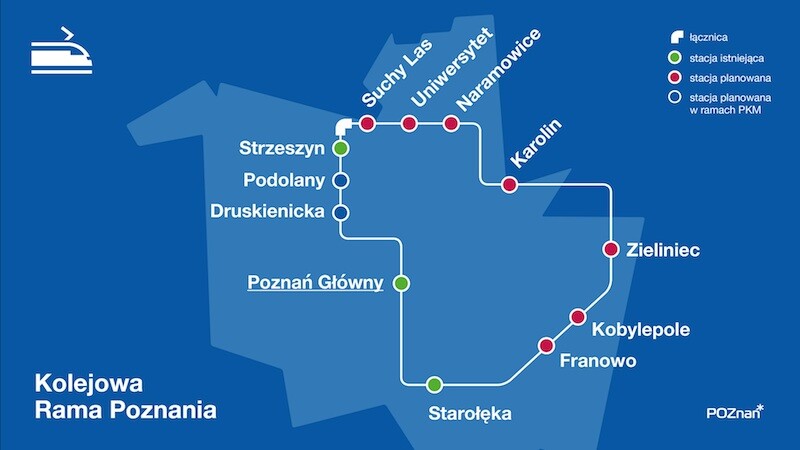 Obwodnica kolejowa Poznania o krok bliżej.