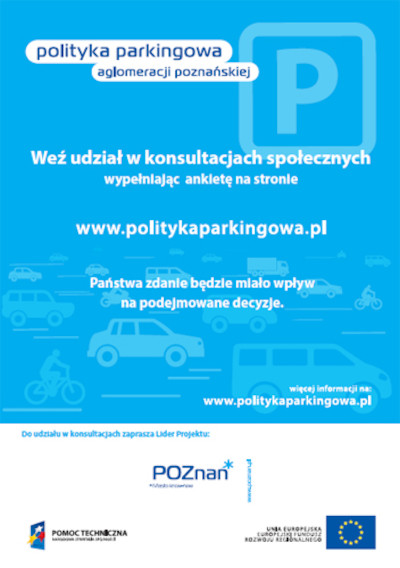 Polityka parkingowa Aglomeracji Poznańskiej - konsultacje społeczne