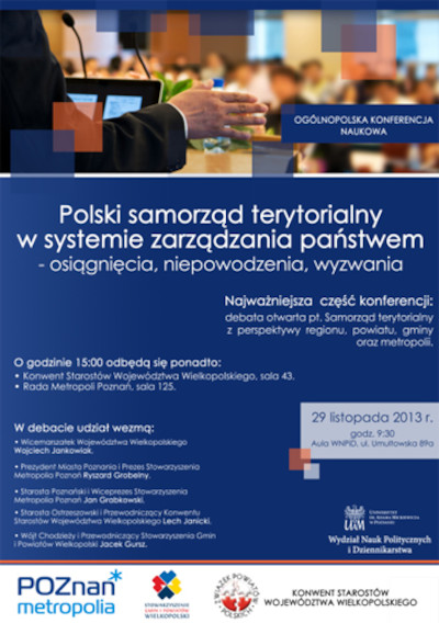 Konferencja samorządowa w Poznaniu