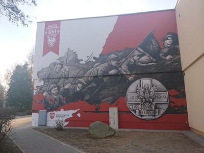 Mural na 100-lecie Powstania Wielkopolskiego